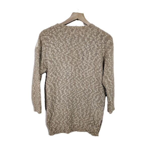 lVintage Floral Statement Knit Sweater Soft Boho Cottagecore Artsy Size Small - Picture 2 of 9